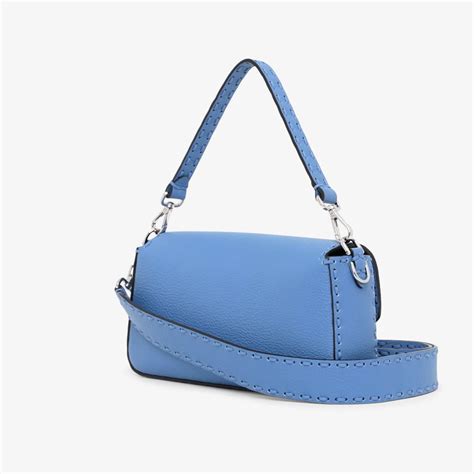 Light blue Selleria bag with 612 hand